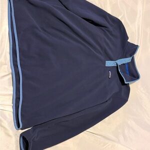 Patagonia Men's size l Micro D Snap-T Pullover Microfleece Blue Sweatshirt